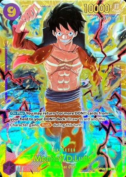 Monkey D. Luffy trading card